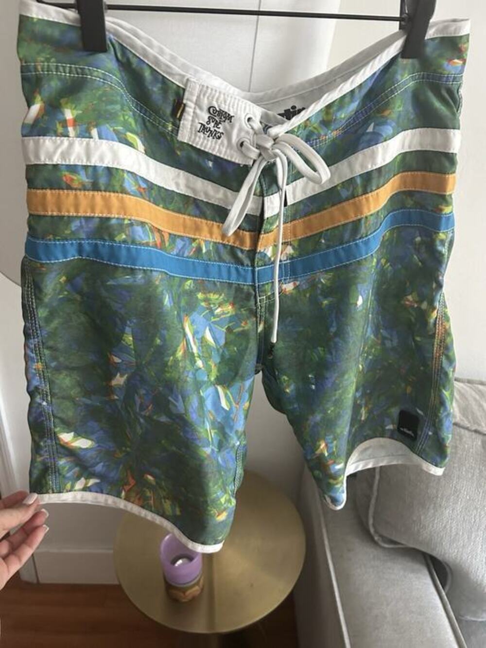 Katin Custom Fit Swim Trunks Mens 32 Tropical Board Shorts Surf USA Camu